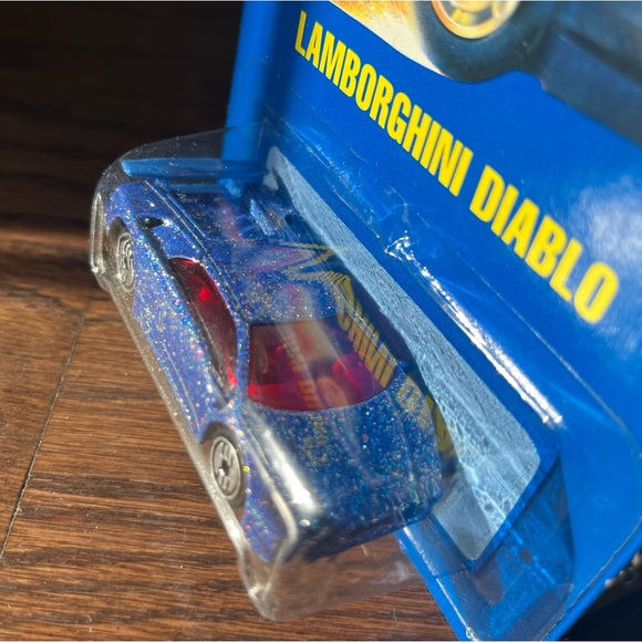 Hot Wheels 0460 Lamborghini Diablo - Gleam Team Sparkle Glitter Blue - Picture 2 of 4
